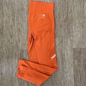 Gymshark Flawless Knit Burnt Orange Leggings! 🧡